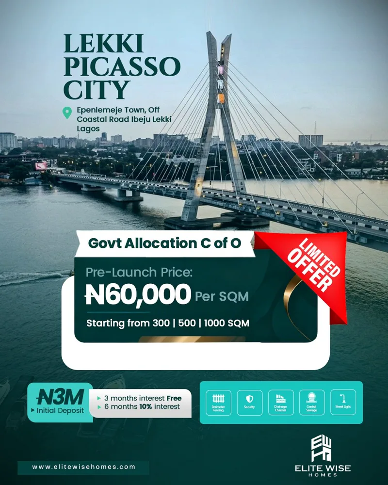 Lekki Picasso City — Pre-Launch Flyer